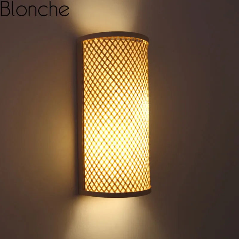 Appliques murales traditionnelles en bambou - Collection Rétro Chic