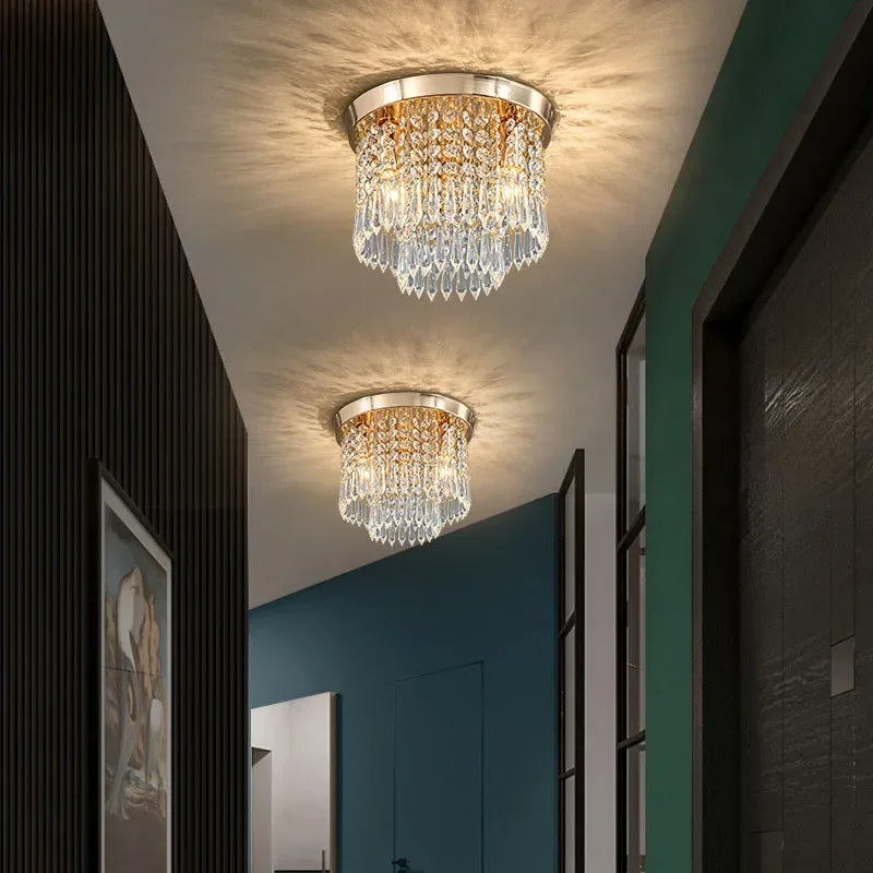 Plafonnier LED Bohème en Bois Luxe Moderne - Montage en Surface
