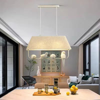 Lustre japonais "Oiseau en suspension"