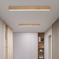 Lustre LED Bois Nordique Minimaliste