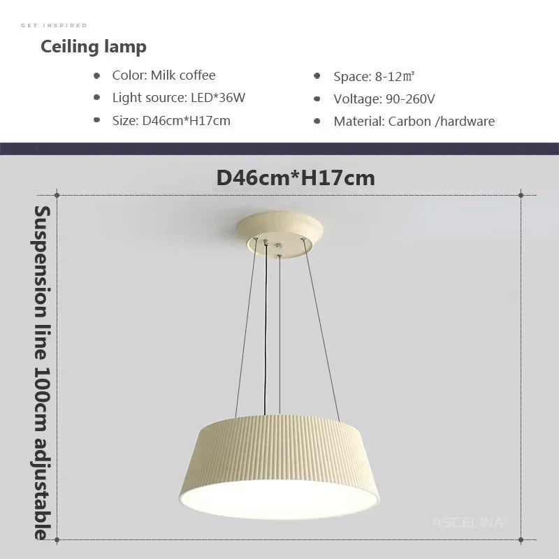 Lustre Nordique Moderne à LED pour un Intérieur Épuré
