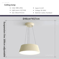 Lustre Nordique Moderne à LED pour un Intérieur Épuré