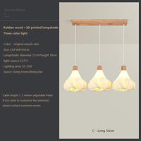 Suspension LED en verre au design nordique contemporain