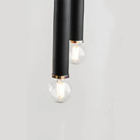 Lustre Créatif à 2 Ampoules - Hauteur Réglable en Métal
