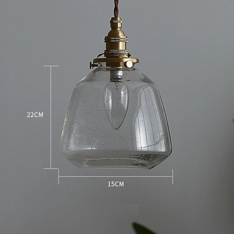 Suspension LED Verre Brillant