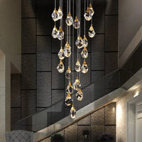 Lustre en cristal de luxe Ling Iceberg LED