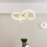 Lustre LED Design Moderne Doré - Luxe et Élégance