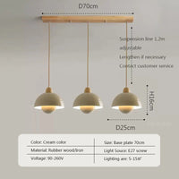 Suspension nordique en bois.