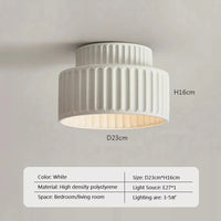Plafonnier LED Nordique Crémeux - Luminaire Déco