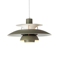 Suspension LED Coen avec abat-jours métalliques innovants