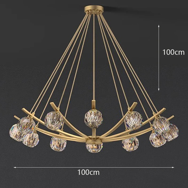 Lustre LED suspendu moderne pour un éclairage intérieur élégant