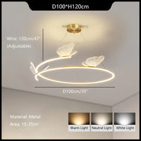 Lustre papillon LED - Éclairez votre maison avec créativité