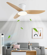 Ventilateurs de plafond modernes à moteur continu avec télécommande - InnovAir Sync