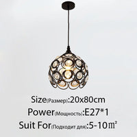 Lustre Plafond Rétro Fleur Cristal LED QFontaines D'Intérieur
