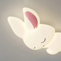 Plafonnier LED Lapin Blanc pour Chambre d'Enfant Princesses