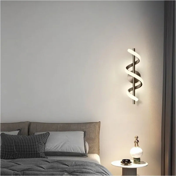Applique Murale LED Nordique Black & White Glam