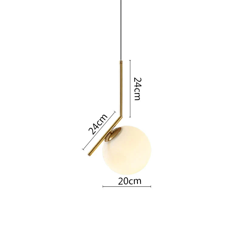 Suspension LED Noir Métal