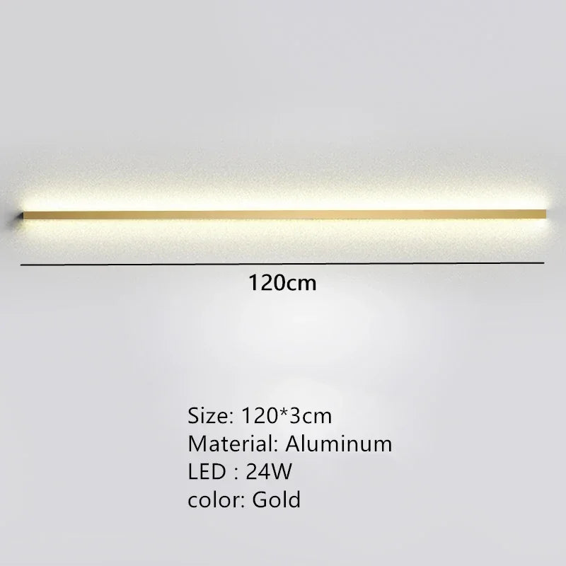 Applique Murale LED Moderne avec Interrupteur de Gradation - Idéal pour une Décoration Élégante