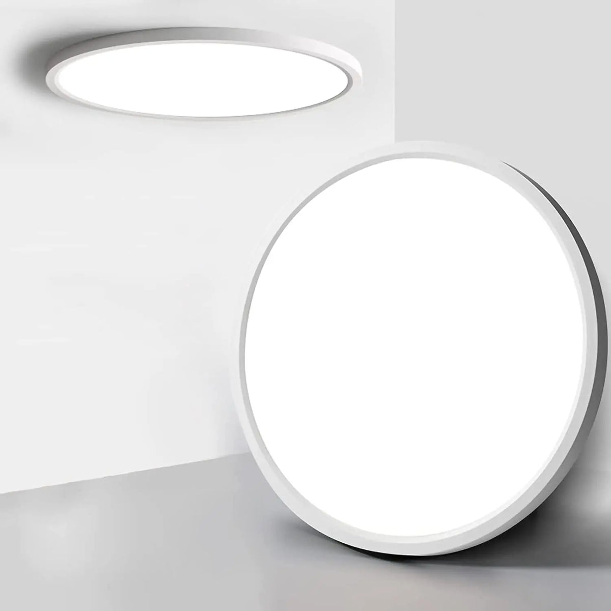 Plafonnier LED Ultra Mince - Forme Ronde & Carrée