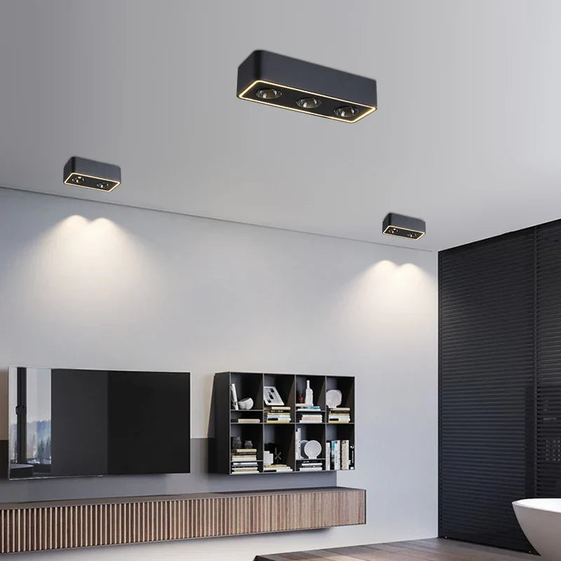 Spot carré LED anti-éblouissement en surface - Lumin'easy