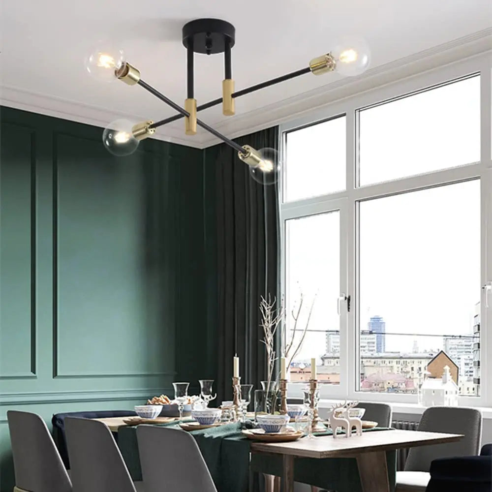 Plafonnier LED Nordica Doré Antique