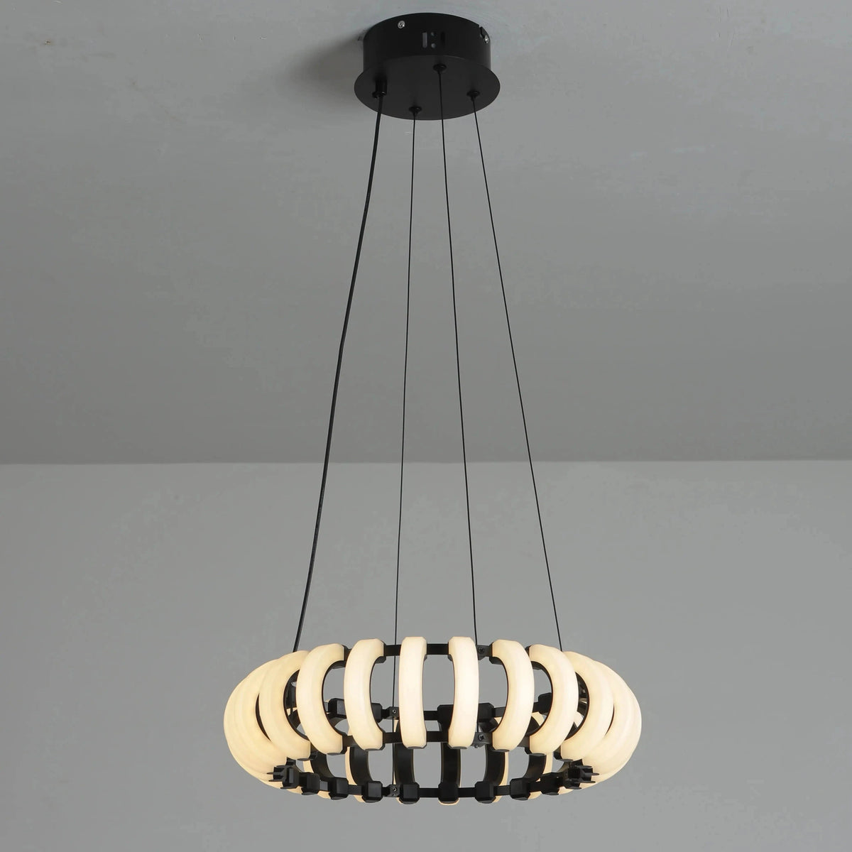 Lampe Pendante Design Moderne LED Ronde Nordique Atmosphère Décorative