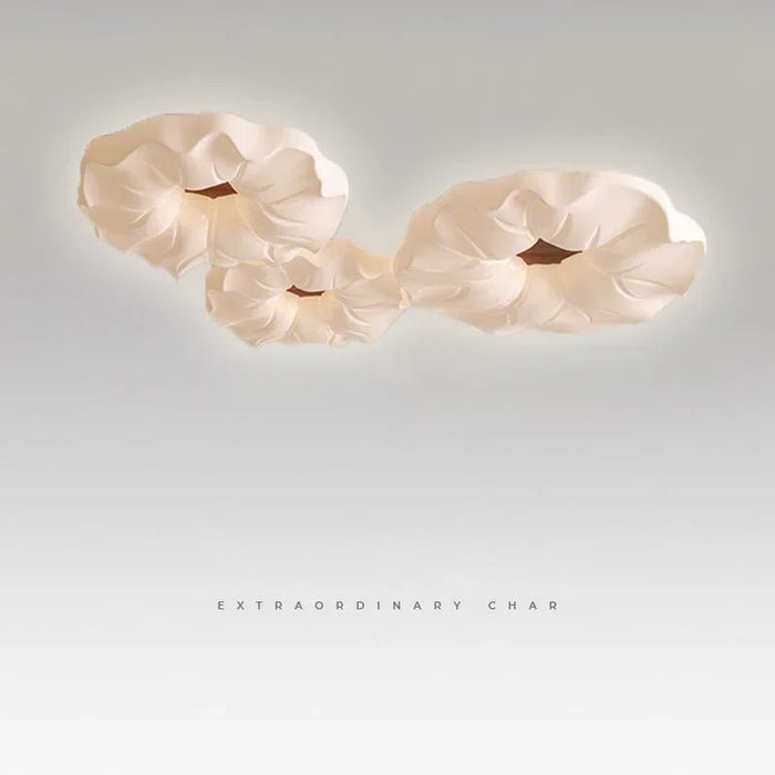 Lustre LED Moderne avec Moule Fleurs en Style Nordique Loft - Éclairage Haut de Gamme