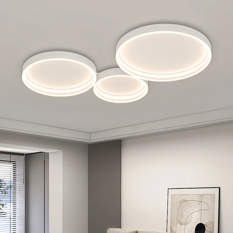 Plafonnier Rond Minimaliste Moderne avec Spectre Complet