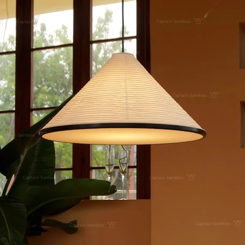 Lustre Japonais Wabi Sabi en Papier de Riz LED - Édition Spéciale