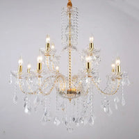 Lustre en cristal européen pour un éclairage élégant et raffiné