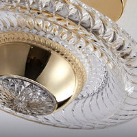 Plafonnier LED de luxe en verre Armaton