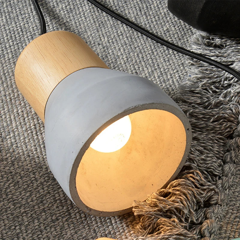 Macaron Cement - Suspension Lumières Vintage pour Restaurant