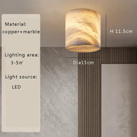 Plafonnier LED en Marbre Espagnol Prestigieux