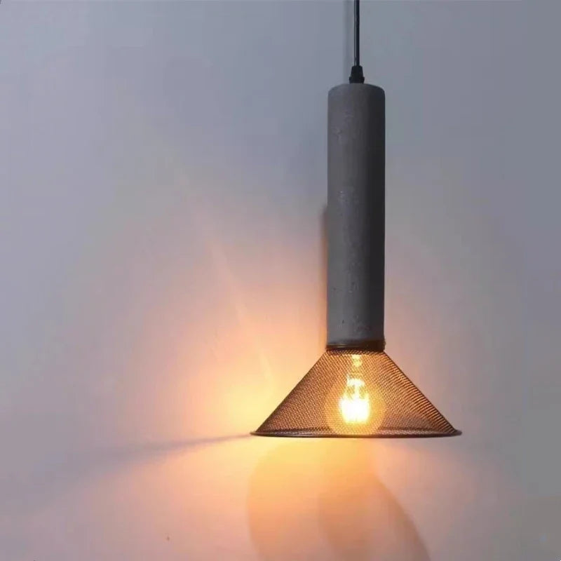 Lustre LED Loft en béton pour un éclairage stylé