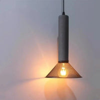 Lustre LED Loft en béton pour un éclairage stylé