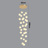 Suspension luminaire nordique pour éclairer l'intérieur de votre escalier.