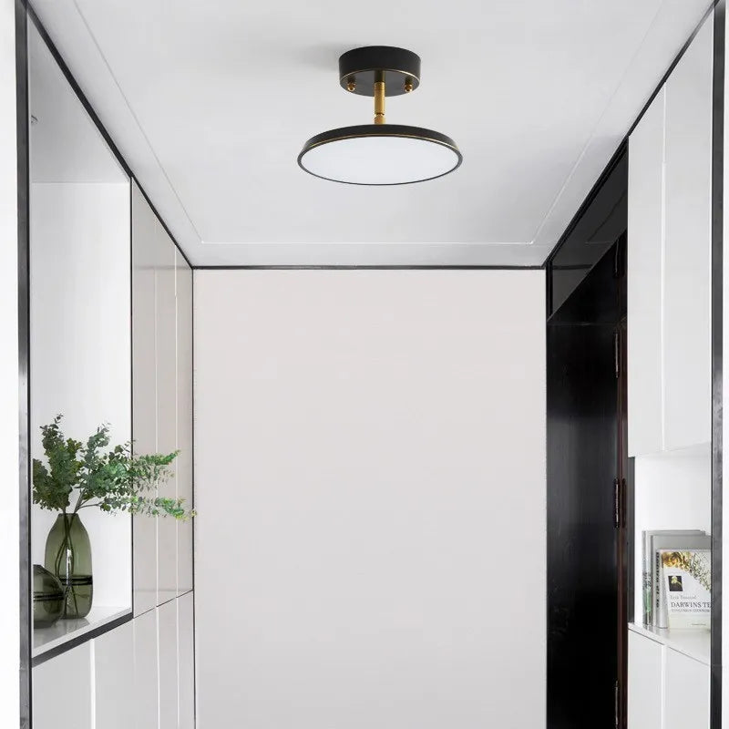Plafonnier LED Rotatif Cuivre
