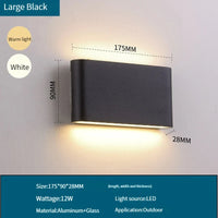Applique Murale Étanche LED pour Extérieur et Intérieur - Lumières Brillantes