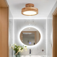 Plafonnier nordique en bois - Illuminaire LED