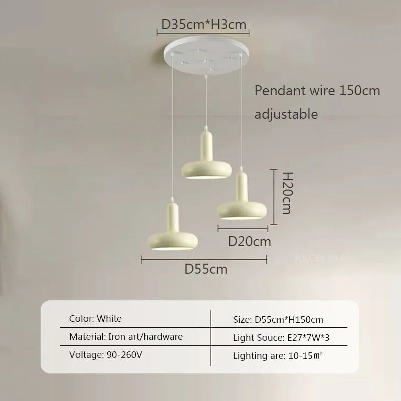 Suspension LED Nordic Minimalist Design
