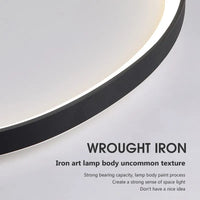 Plafonnier LED nordique au design épuré