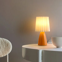 Lampe de bureau rétro rouge chaleureuse