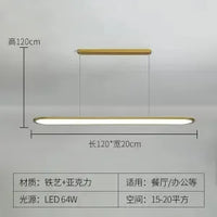Lustre Suspension LED Design Minimaliste - Lumière Élégante