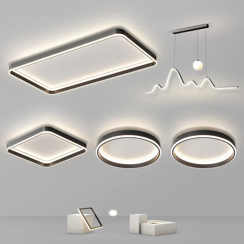 Lustre LED de Luxe Moderne pour la Maison