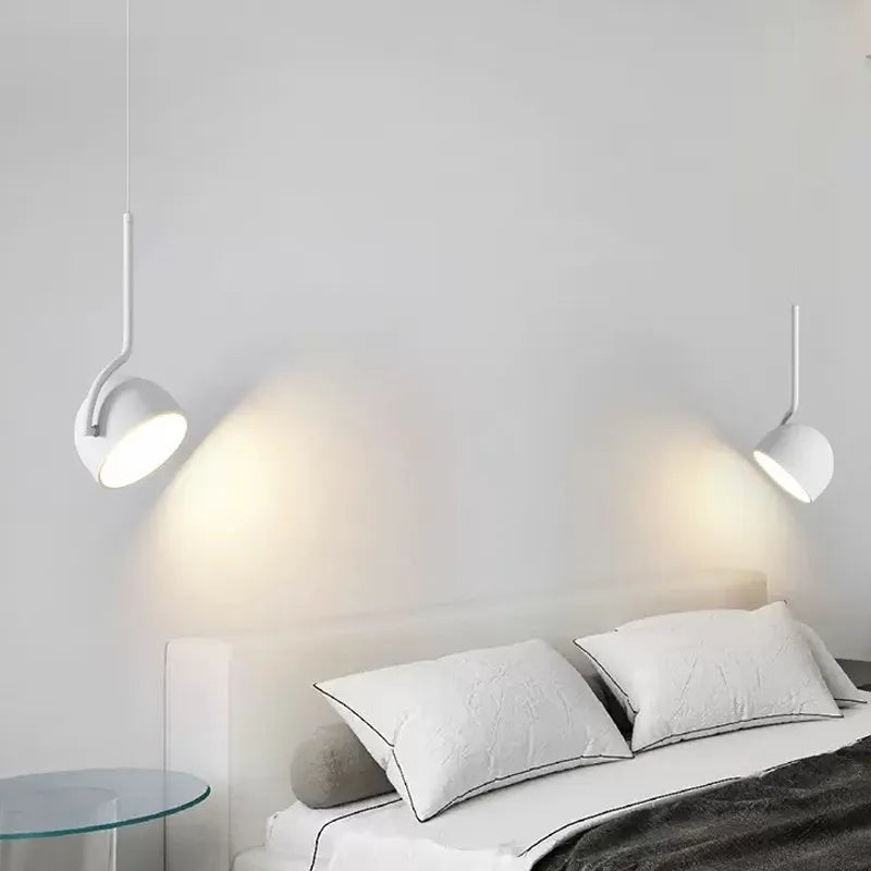 Suspension Luminaire LED Nordique Minimaliste Noire et Blanche