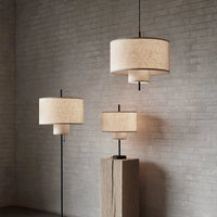 Suspension Art en lin pour un style nordique et moderne