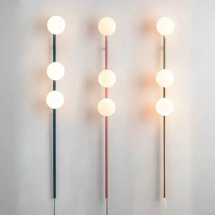 Applique Murale LED Longue avec Prise de Câble