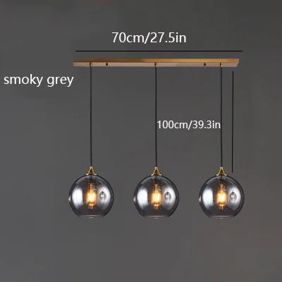 Suspension LED au design nordique contemporain