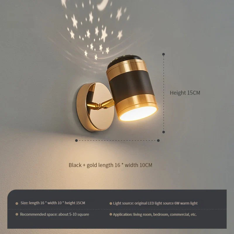 Applique murale LED Rotativa Moderne - Lampe de Lecture Décoration Luminaria