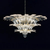 Lustre LED Moderne Européen avec Décoration en Cristal